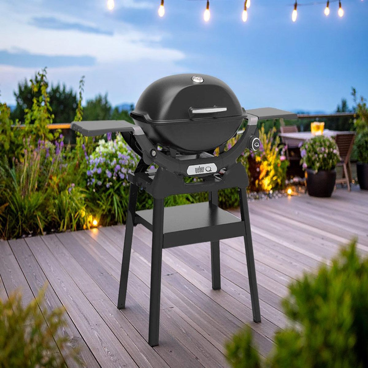 Weber Barbecue à gaz Q 2200N noir avec pied - Weber