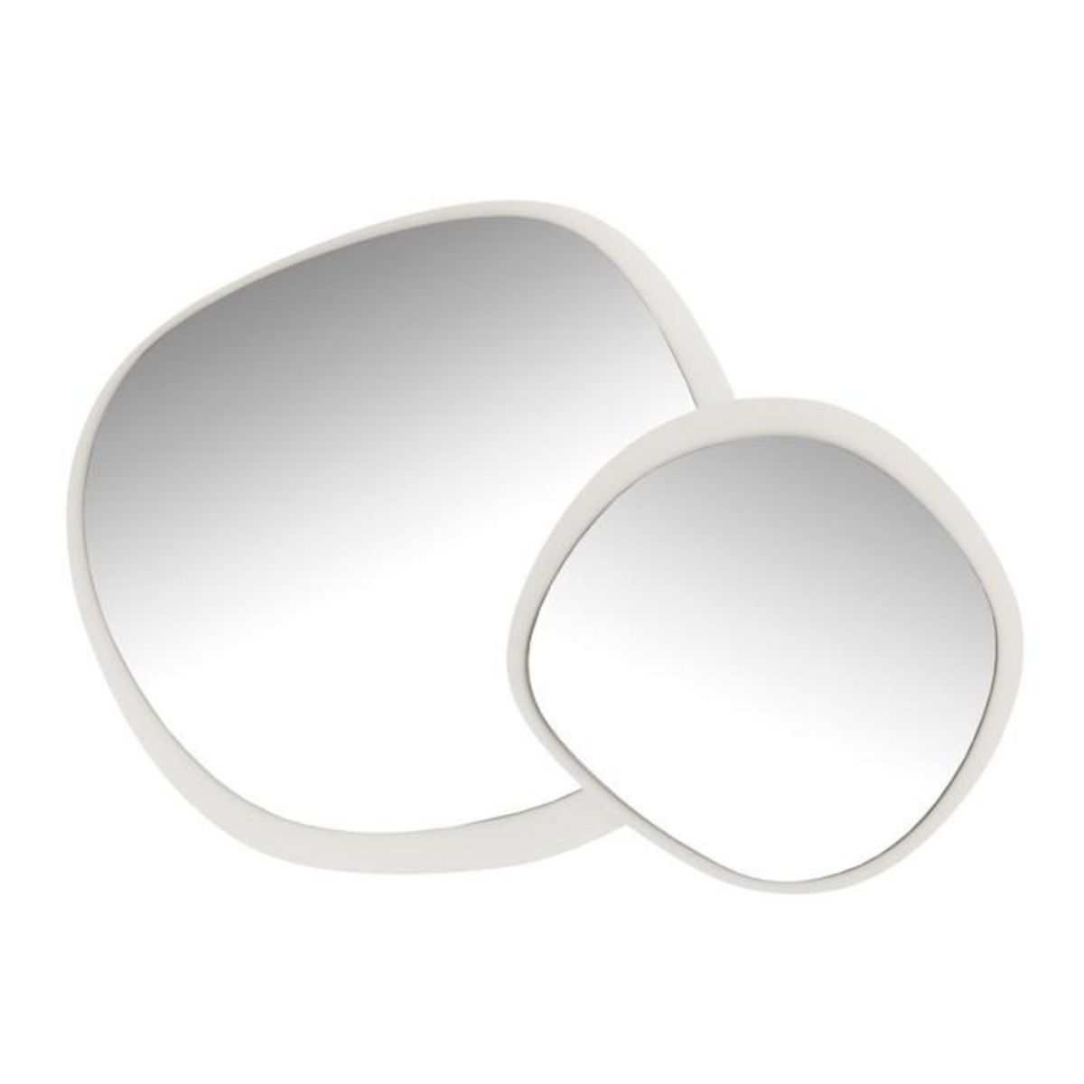 Paris Prix Miroir Mural en Métal  Lorenzo  86cm Blanc