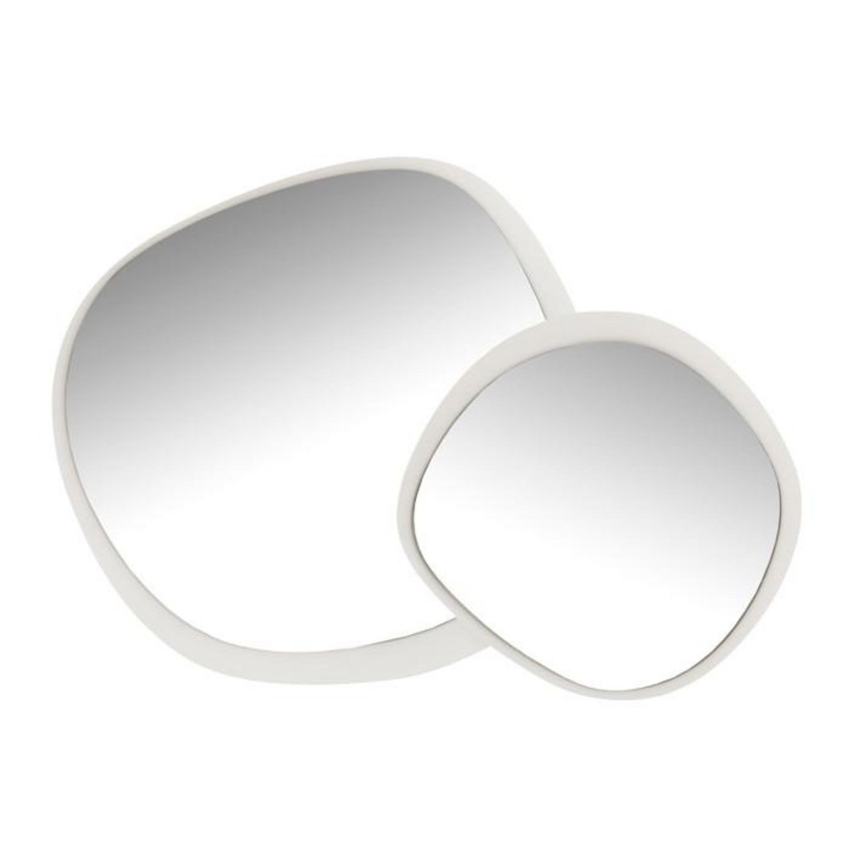 Paris Prix Miroir Mural en Métal  Lorenzo  86cm Blanc