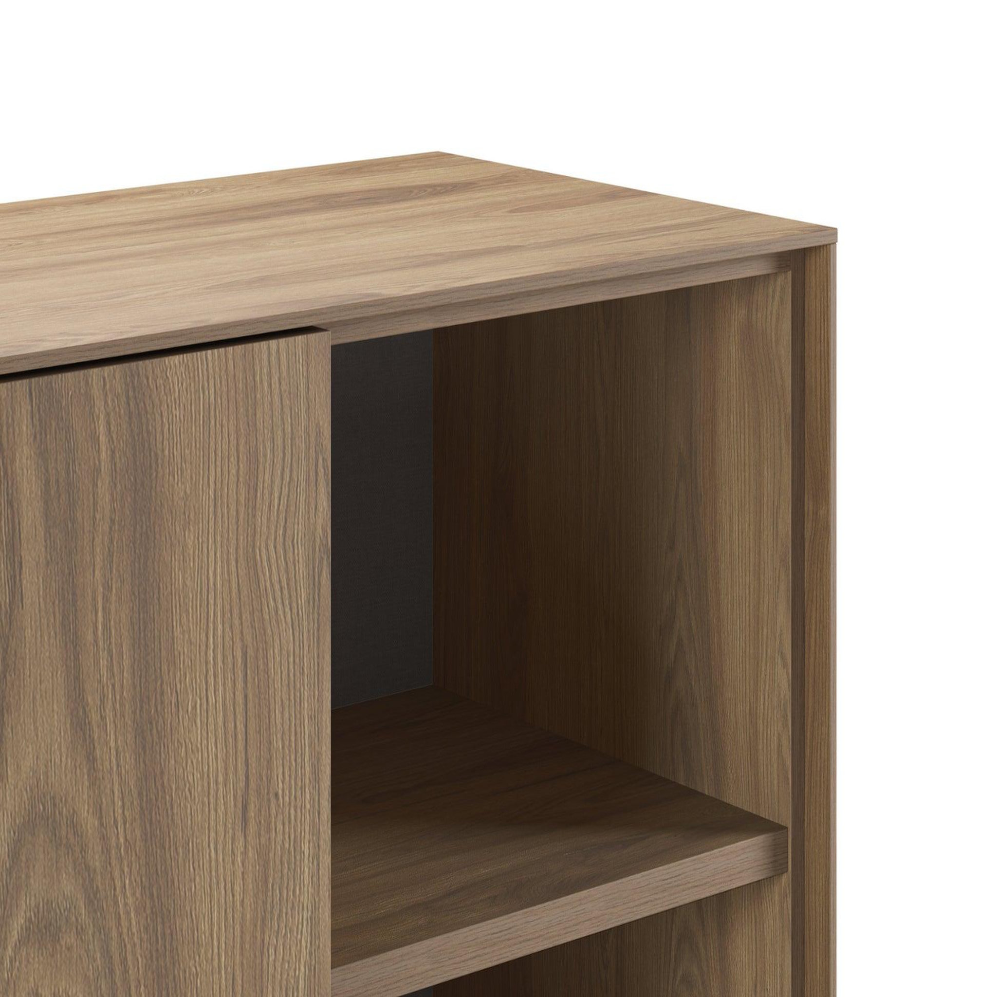 Voir la diapositive 6 : CASANOVA PARIS Tia - commode 90cm en mélamine chêne clair