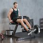 Voir la diapositive 2 : HOMCOM Leg press machine - Leg Curl - presse à mollets - entièrement réglable - max. 120 Kg