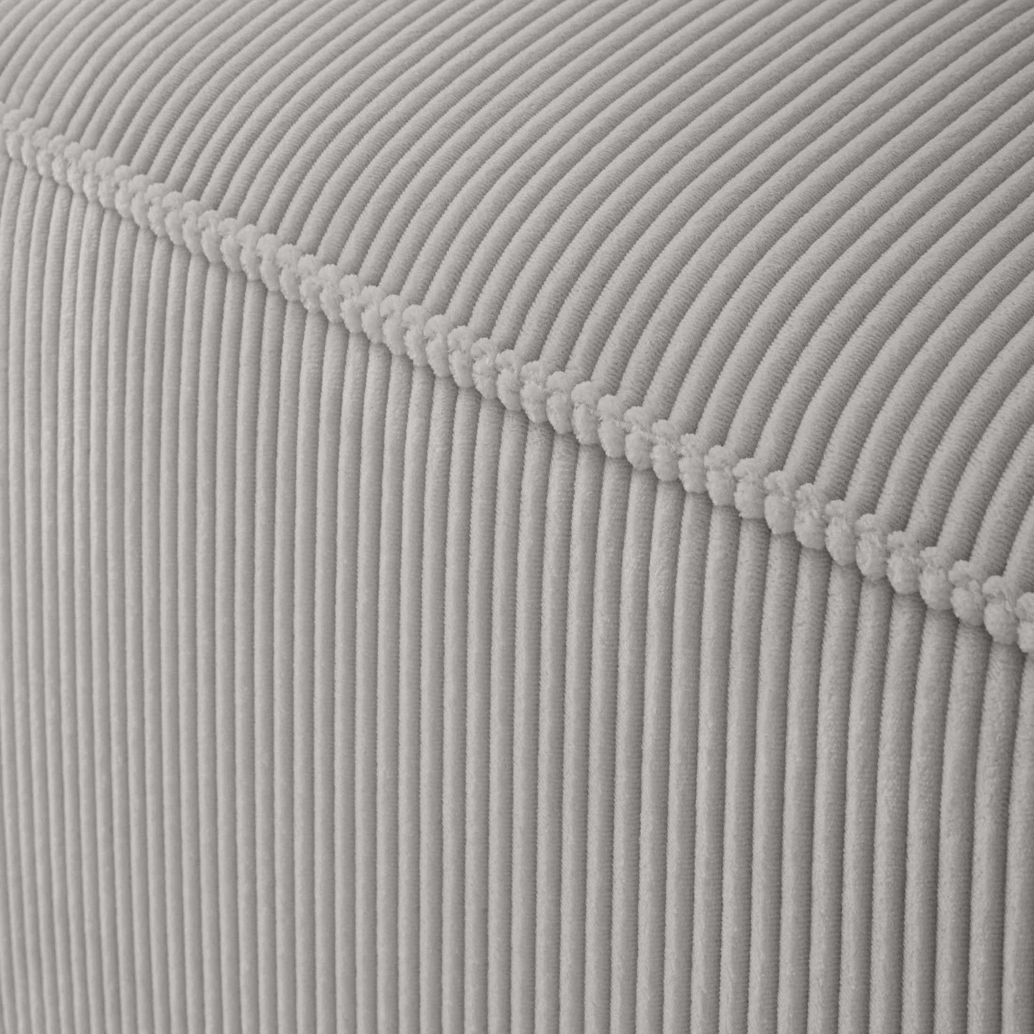Voir la diapositive 2 : LISA DESIGN Arty - module d'assise gauche - en velours côtelé