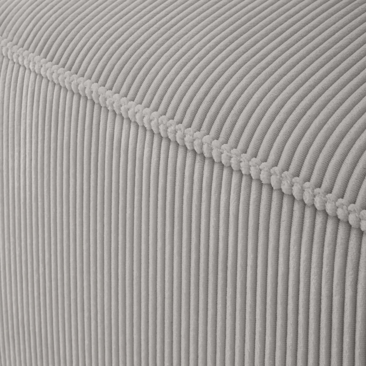 LISA DESIGN Arty - module d'assise gauche - en velours côtelé