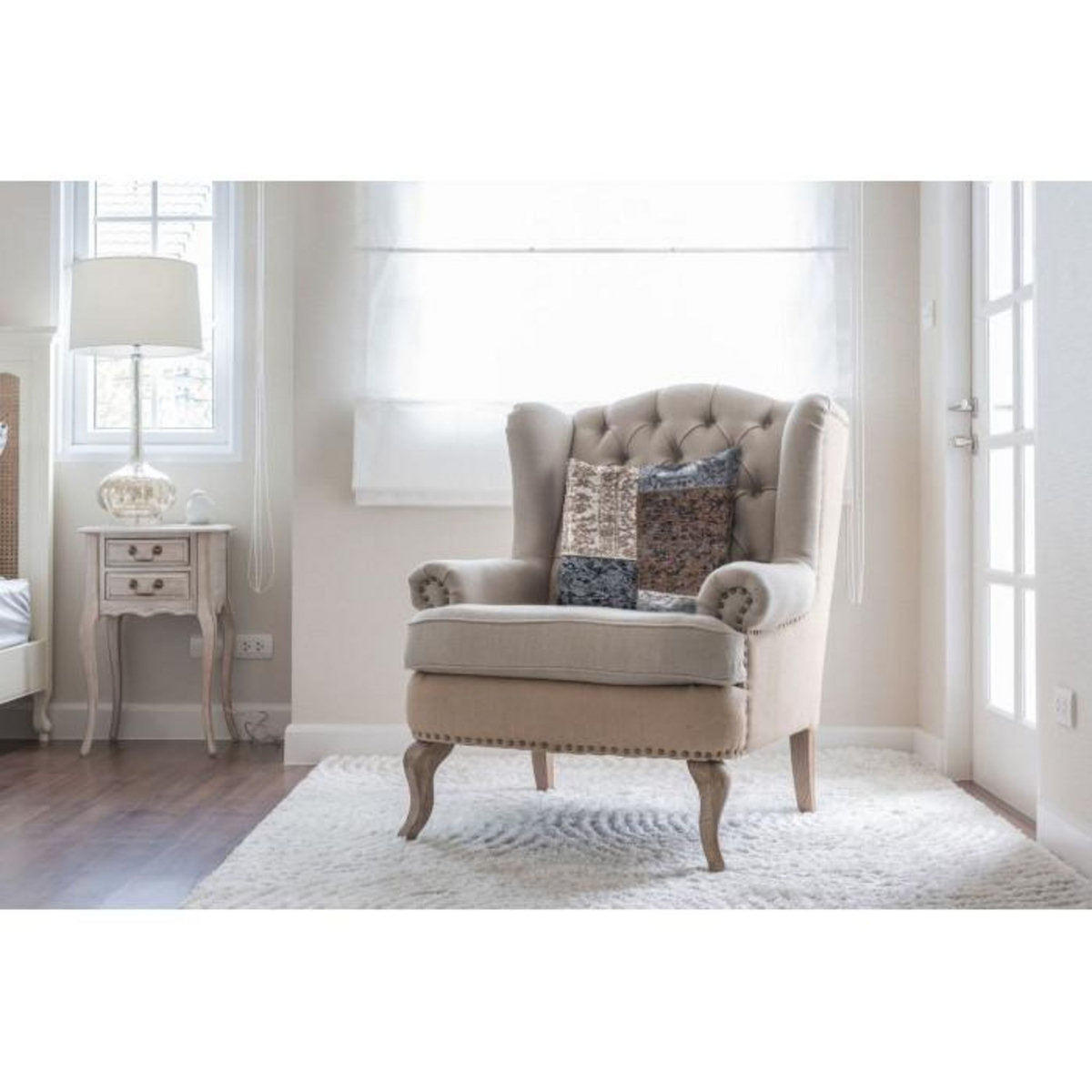 Paris Prix Coussin Déco  Symphonia  45x45cm Marron