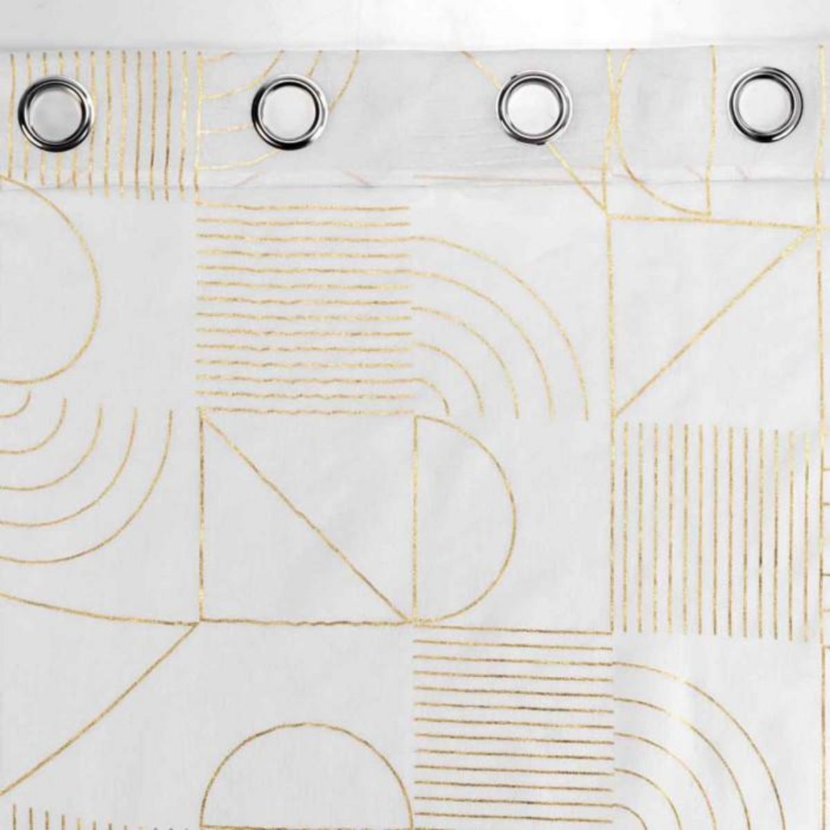 Paris Prix Rideau Voilage à Œillets  Lineor  140x240cm Blanc