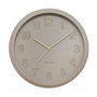 Voir la diapositive 1 : ATMOSPHERA Horloge Murale Design  Alizée  30cm Taupe