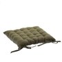 Voir la diapositive 5 : ATMOSPHERA Galette de Chaise  Loria  38x38cm Taupe