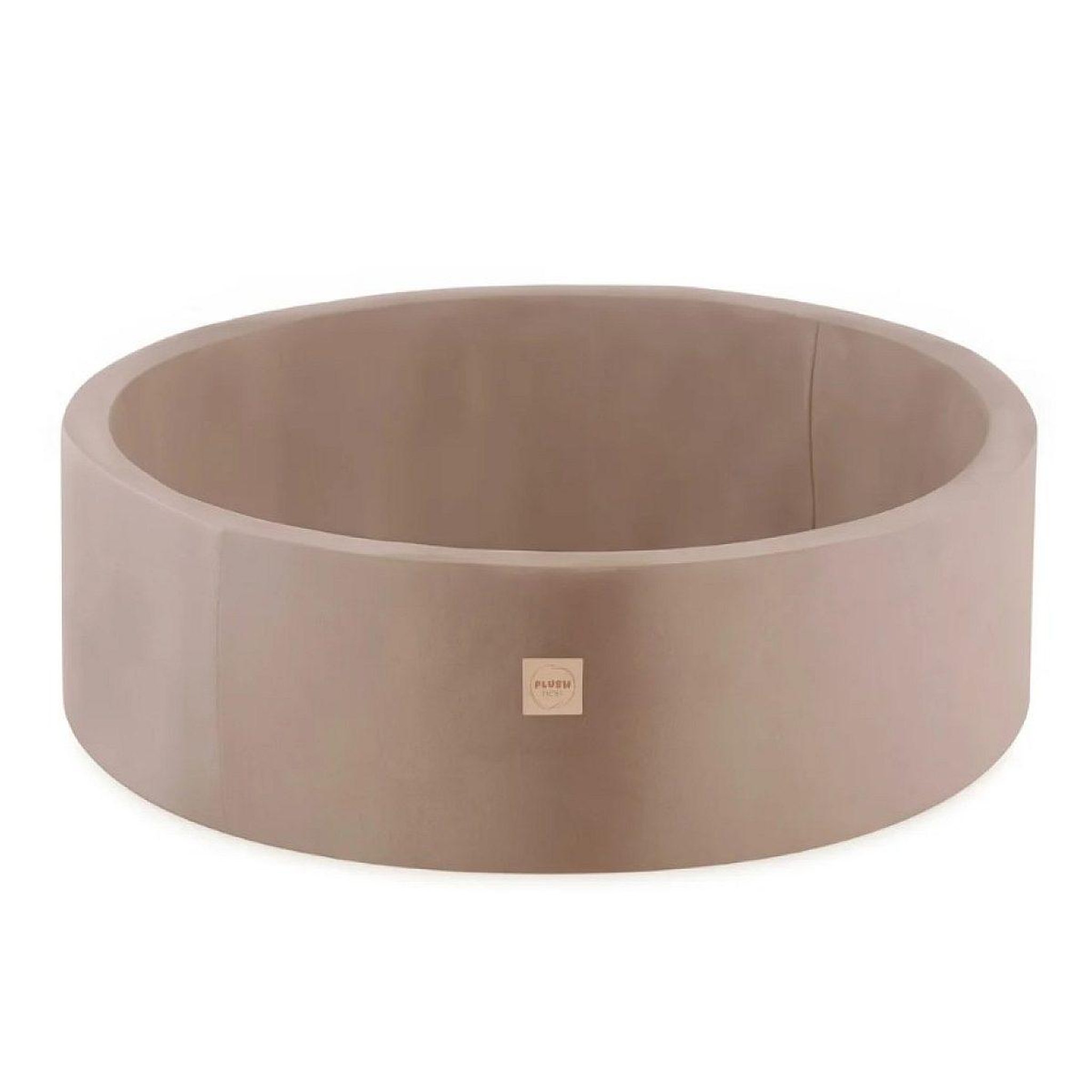 PLUSH NEST Piscine ronde 90x30 cm velours beige