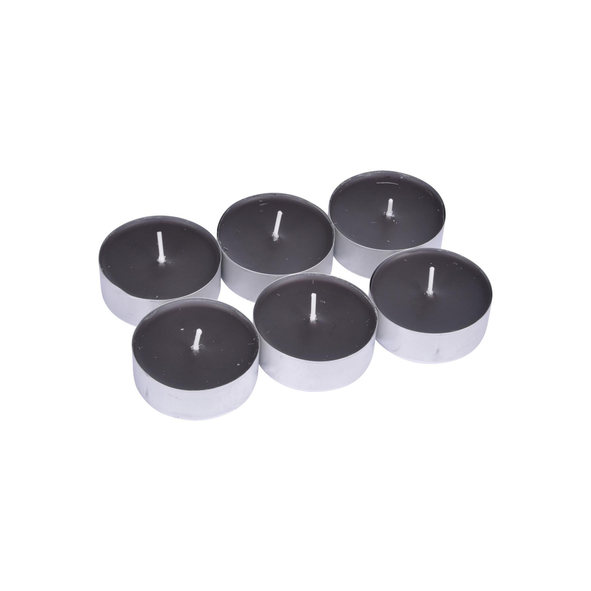 Eden Lot de 6 maxi bougies chauffe plat bois de cedre