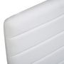 Voir la diapositive 4 : tectake Ensemble de chaises de salle à manger rembourrées avec revêtement aspect cuir blanc Lot de 6