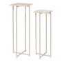 Voir la diapositive 1 : Paris Prix Lot de 2 Sellettes Gigognes  Terra Nova  80cm Beige