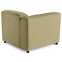 Voir la diapositive 5 : LISA DESIGN Suaro - module d'assise d'angle gauche en tissu texturé