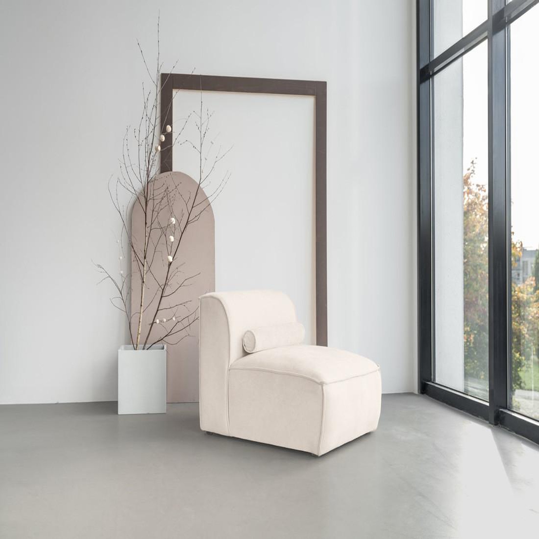Voir la diapositive 4 : BEST MOBILIER Felix - module d'assise en tissu texturé
