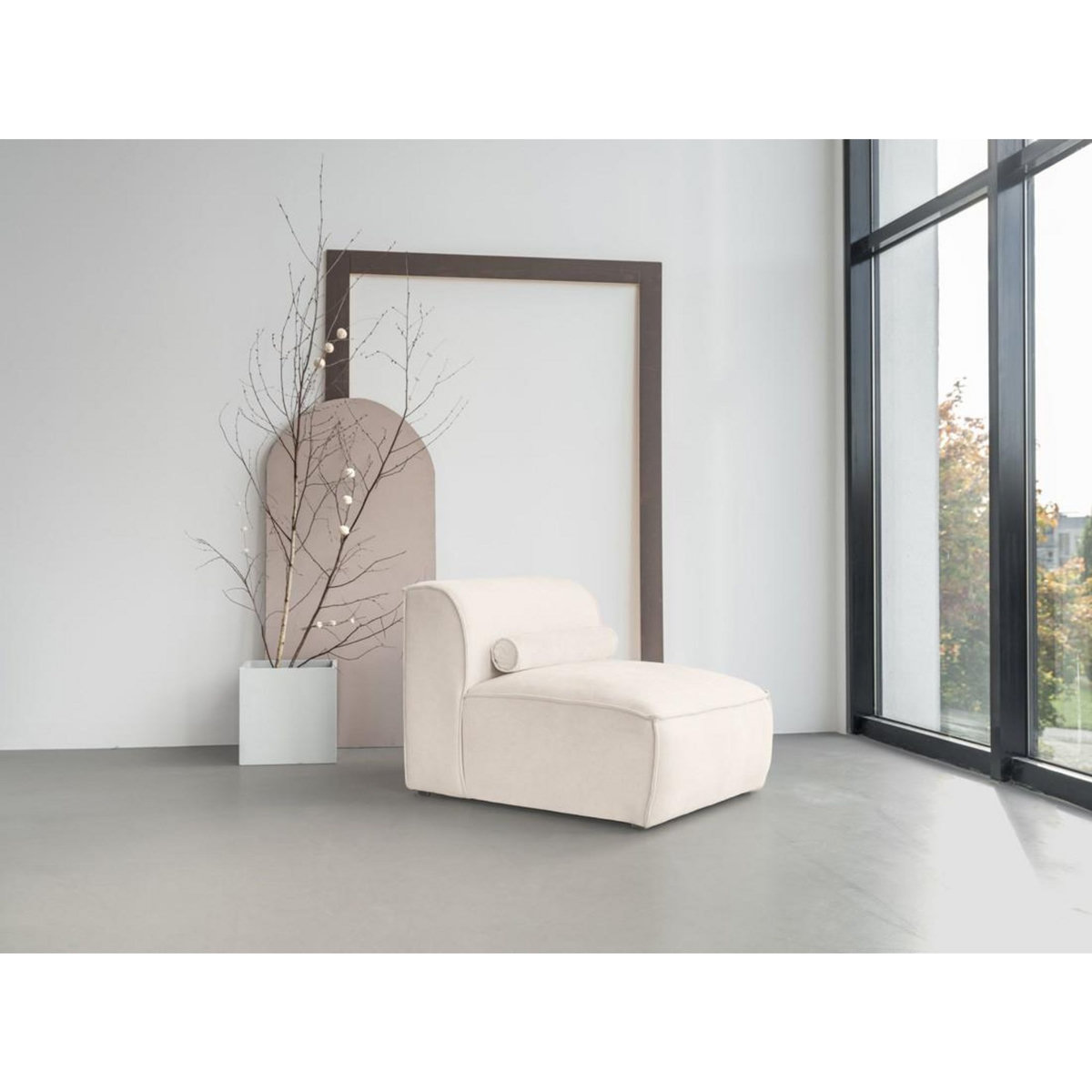 BEST MOBILIER Felix - module d'assise en tissu texturé