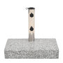 Voir la diapositive 4 : VIDAXL Socle de parasol Granite rectangulaire 25 kg