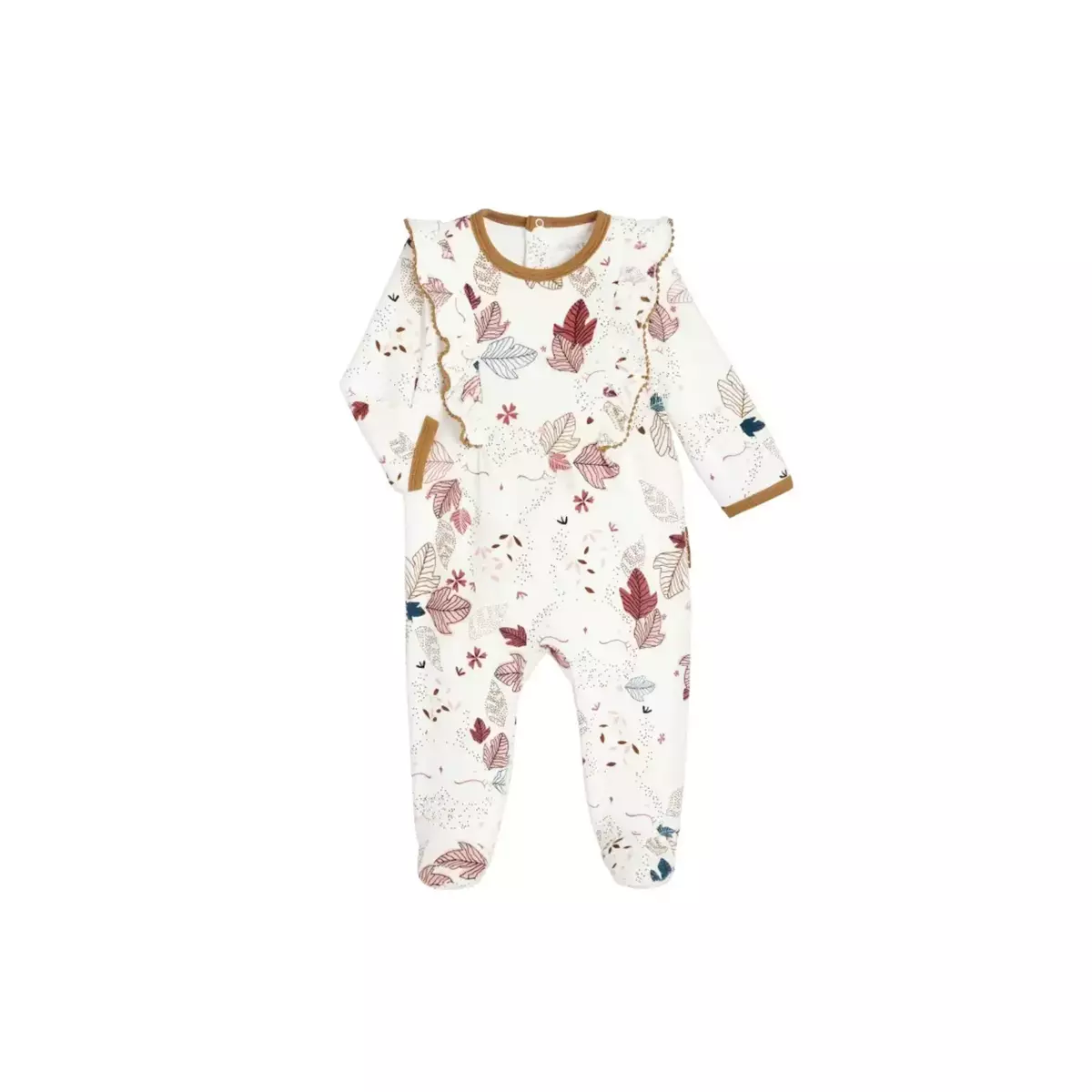 Petit Béguin Pyjama bébé velours contenant du coton bio Jaipur