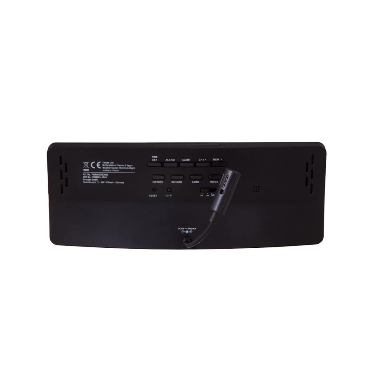 Bresser Station météo couleur  Temeo Life noir