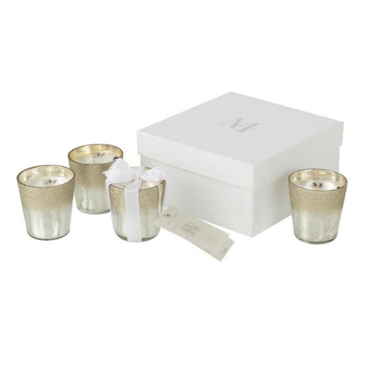 Paris Prix Lot de 4 Bougies Parfumées  Deluxe  7cm Sugar Citrus