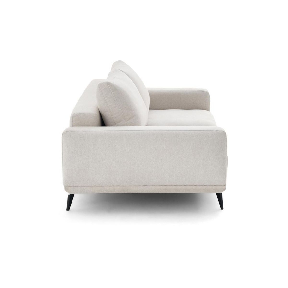 LISA DESIGN Vicence - canapé droit 3 places convertible en tissu