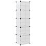 Voir la diapositive 5 : VIDAXL Etagere a chaussures Transparent 44x31,5x153,5 cm PP