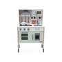 Voir la diapositive 5 : SWEEEK Cuisine pour enfant panneau. accessoires inclus. hotte. plaque de cuisson. micro-ondes électroniques
