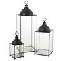 Voir la diapositive 3 : Paris Prix Lanterne Design en Verre  Hagrid  121cm Noir