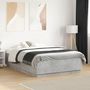 Voir la diapositive 1 : VIDAXL Cadre de lit sans matelas gris beton 140x190 cm