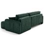Voir la diapositive 6 : LISA DESIGN Apolline - canapé d'angle réversible 4 places convertible avec coffres en tissu moucheté