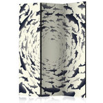 Paris Prix Paravent 3 Volets  Fish Swirl  135x172cm