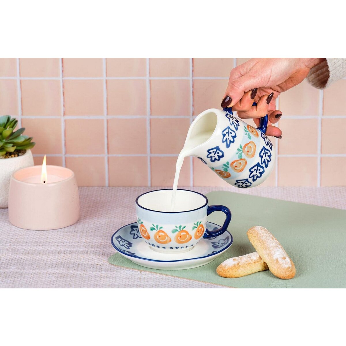 BJORN Pot à lait NAPOLI 30cl - Agrume