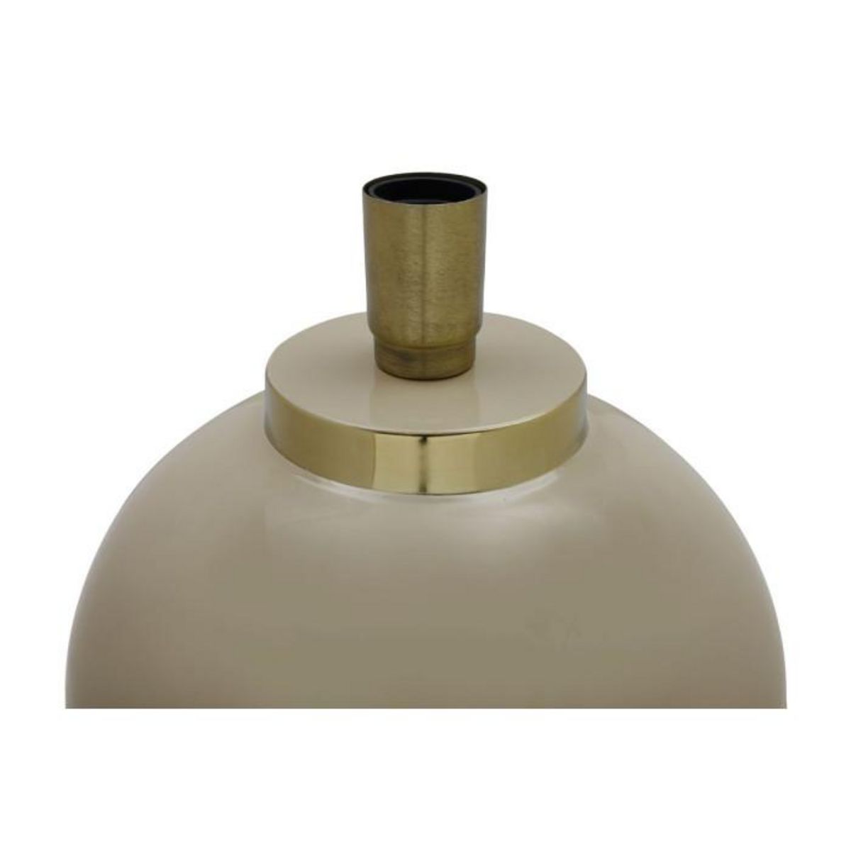 Paris Prix Lampe à Poser Design  Arto  38cm Taupe & Or