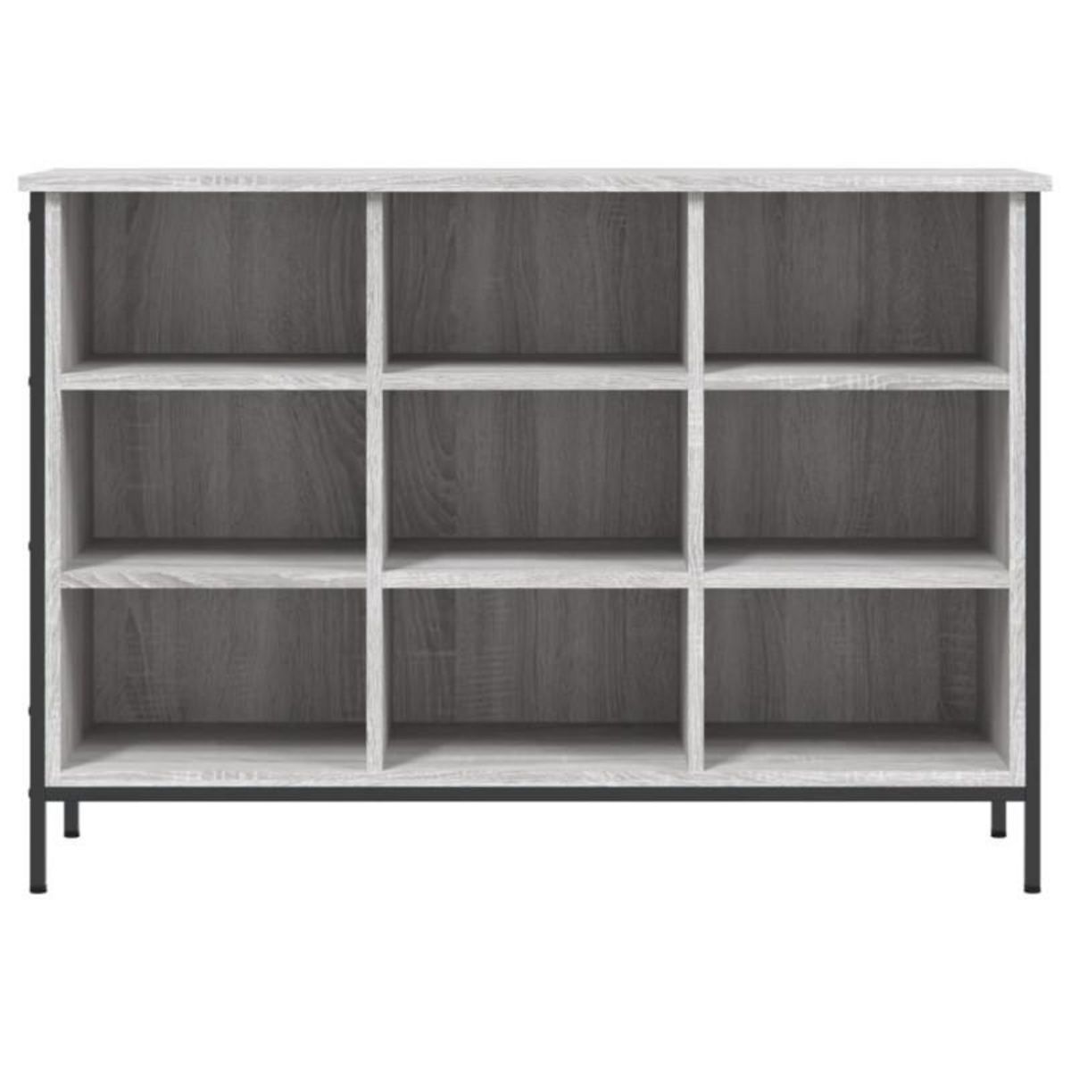 VIDAXL Armoire à chaussures sonoma gris 100x35x70 cm bois d ingénierie