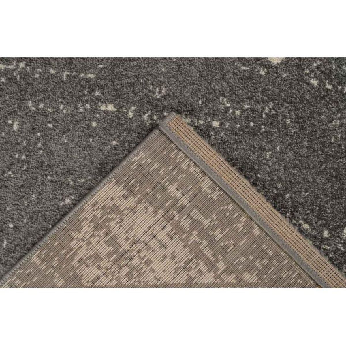 Paris Prix Tapis Tissé Imprimé Ethnique  Naila  Gris