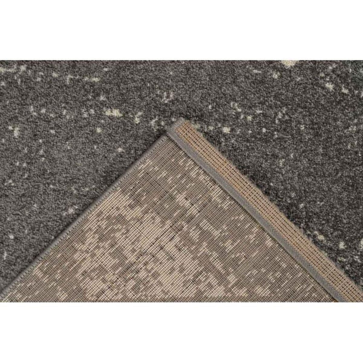 Paris Prix Tapis Tissé Imprimé Ethnique  Naila  Gris