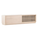 Paris Prix Meuble TV Design Nervuré  Lugo  180cm Naturel