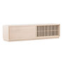 Voir la diapositive 1 : Paris Prix Meuble TV Design Nervuré  Lugo  180cm Naturel