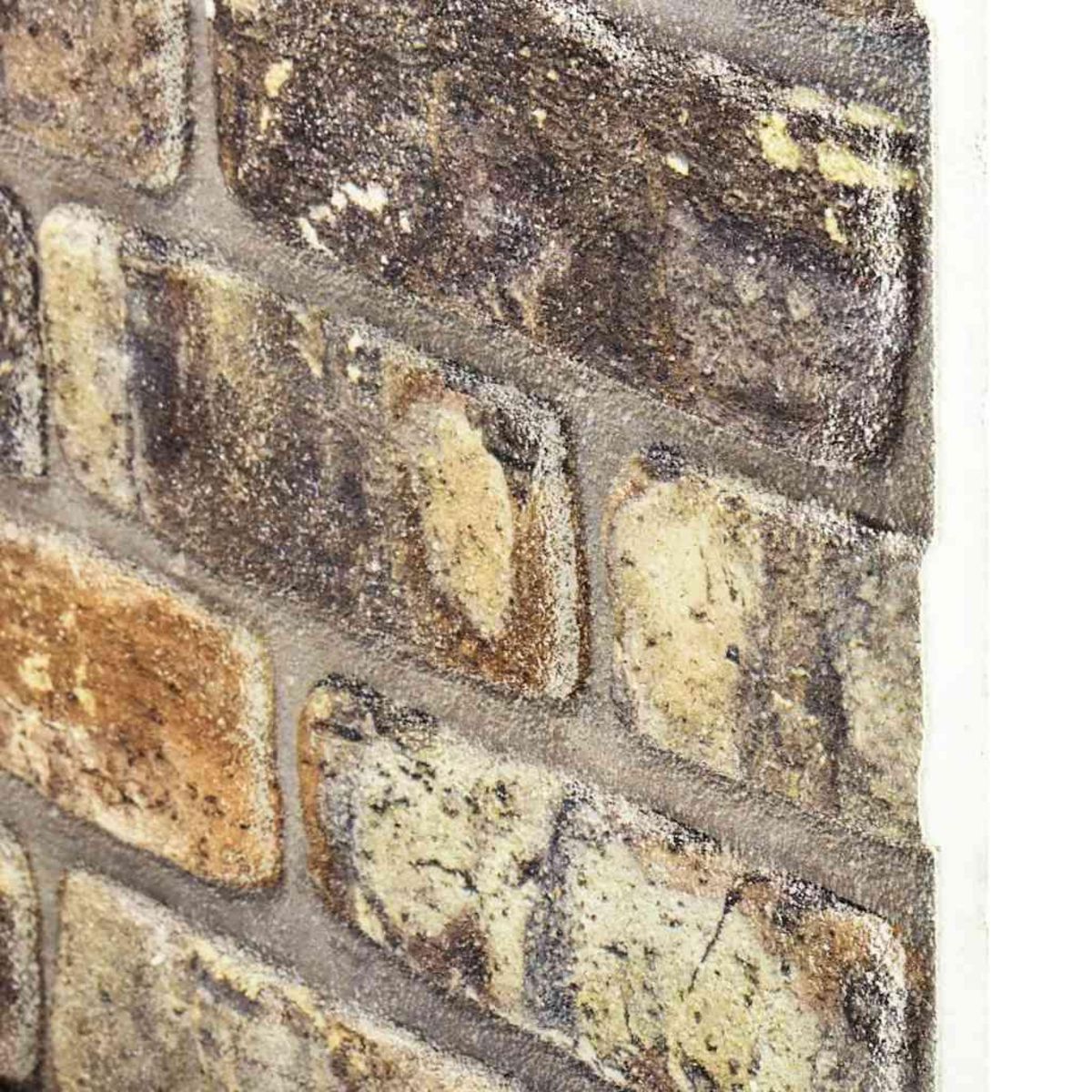 VIDAXL Panneaux muraux 3D avec design de brique multicolore 10 pcs EPS