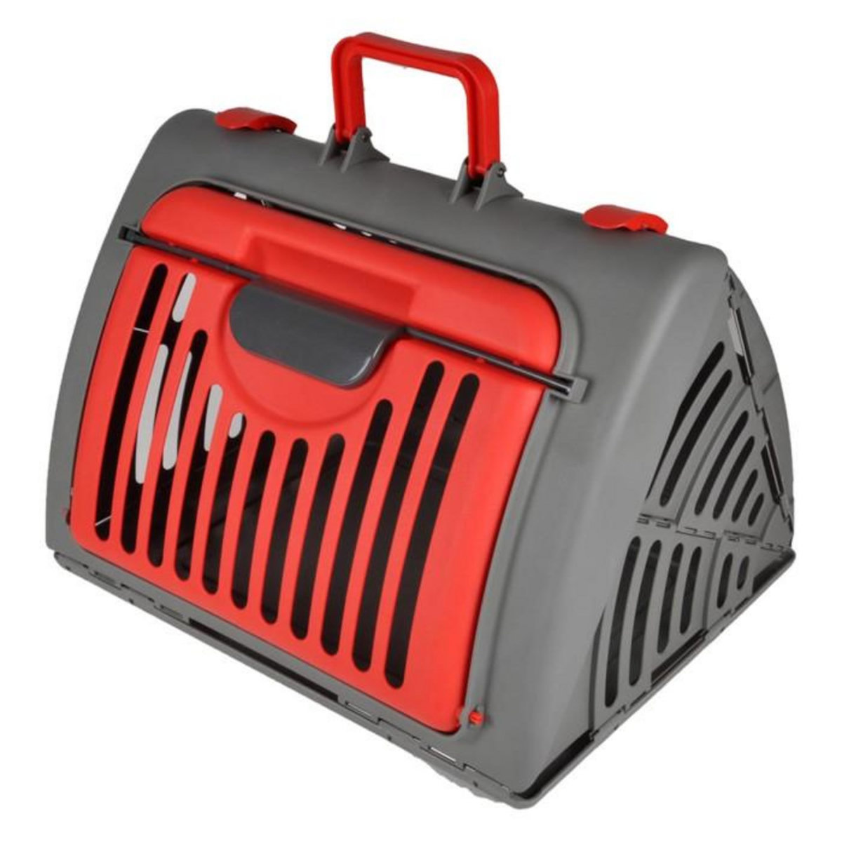 Paris Prix Caisse de Transport pour Chat  Pliable  46cm Rouge