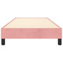 Voir la diapositive 5 : VIDAXL Cadre de lit sans matelas rose 100x200 cm velours