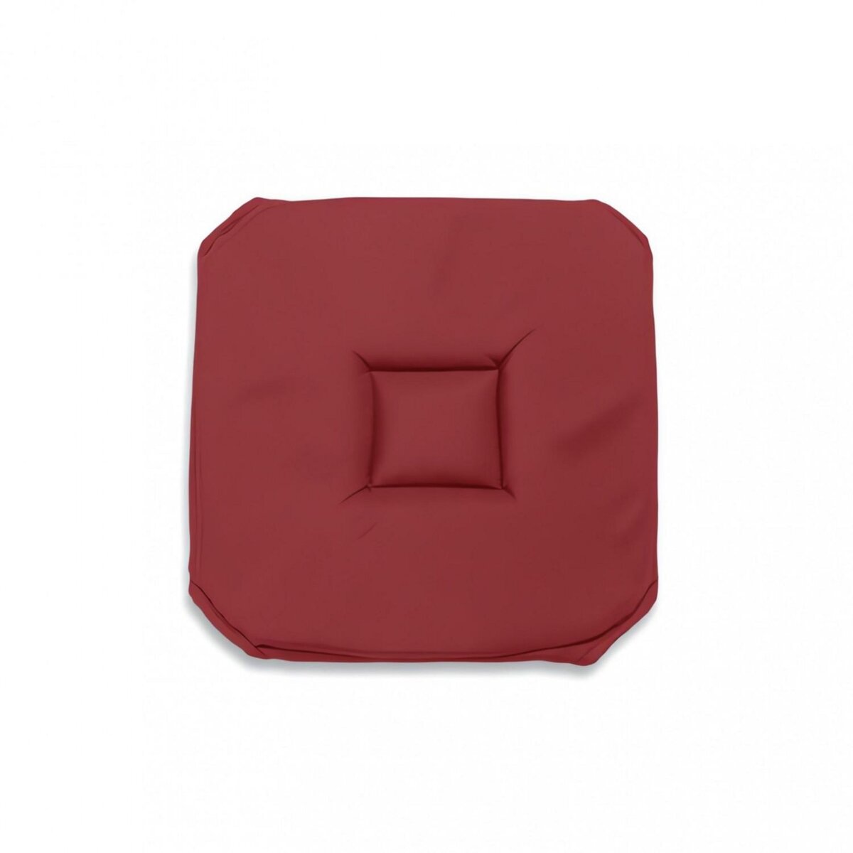 SOLEIL D'OCRE Dessus de chaise gobelin 40x40X3 cm ALIX rouge, par Soleil d'ocre