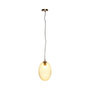 Voir la diapositive 4 : Paris Prix Lampe Suspension en Verre  Virgina  36cm Ambre