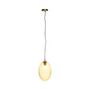 Voir la diapositive 4 : Paris Prix Lampe Suspension en Verre  Virgina  36cm Ambre