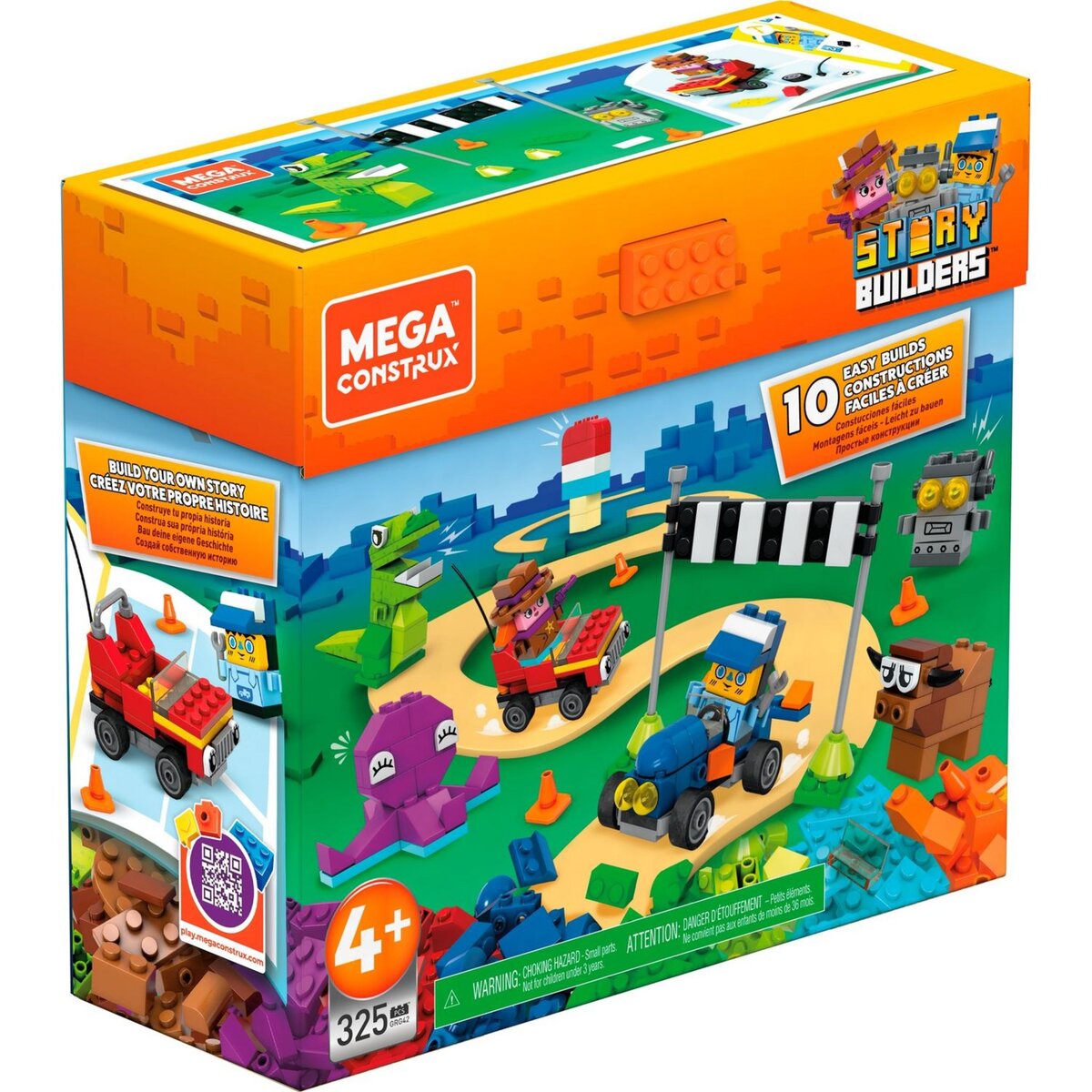 MEGA Mega Construx - Ultimate Storybox 325 blocs Story Builders - Briques de construction