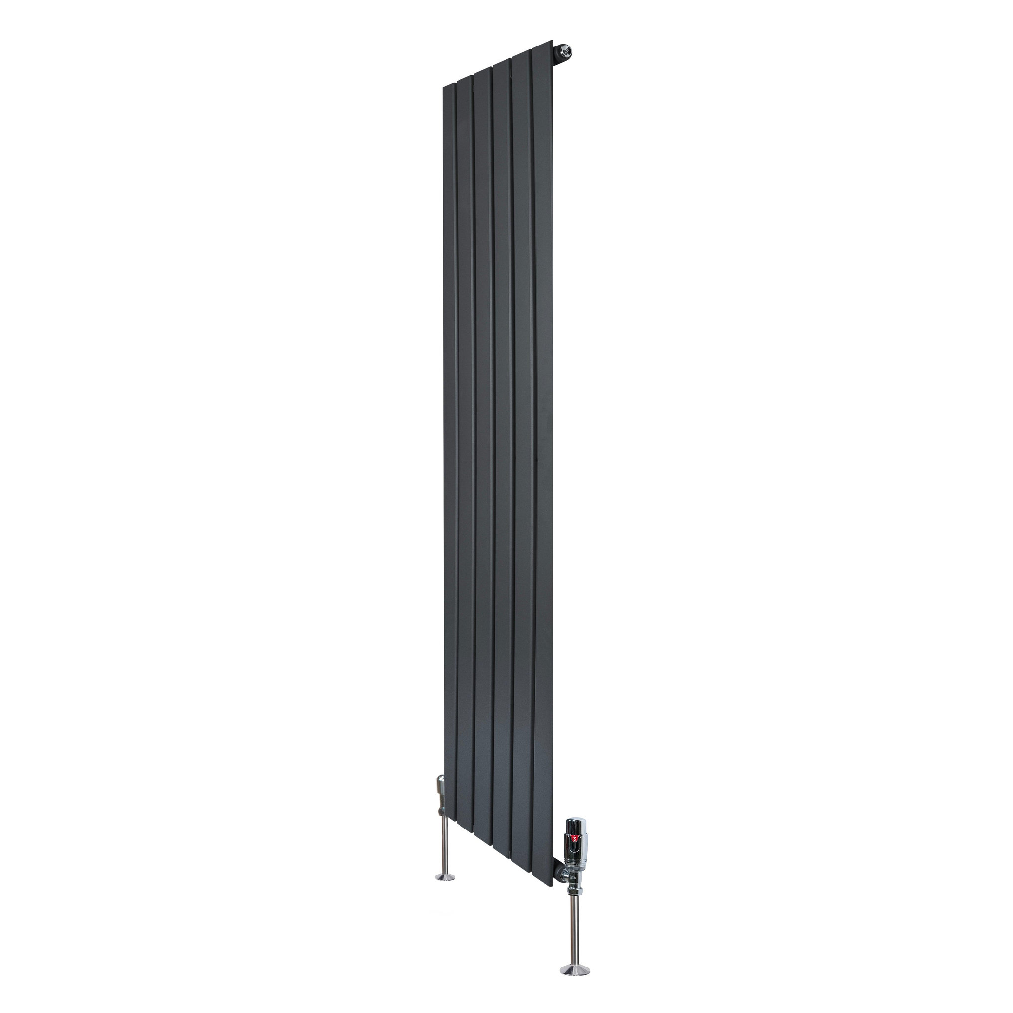 Voir la diapositive 2 : MONSTERSHOP Radiateur plat à 1 panneau & vannes - 1600 x 420 mm
