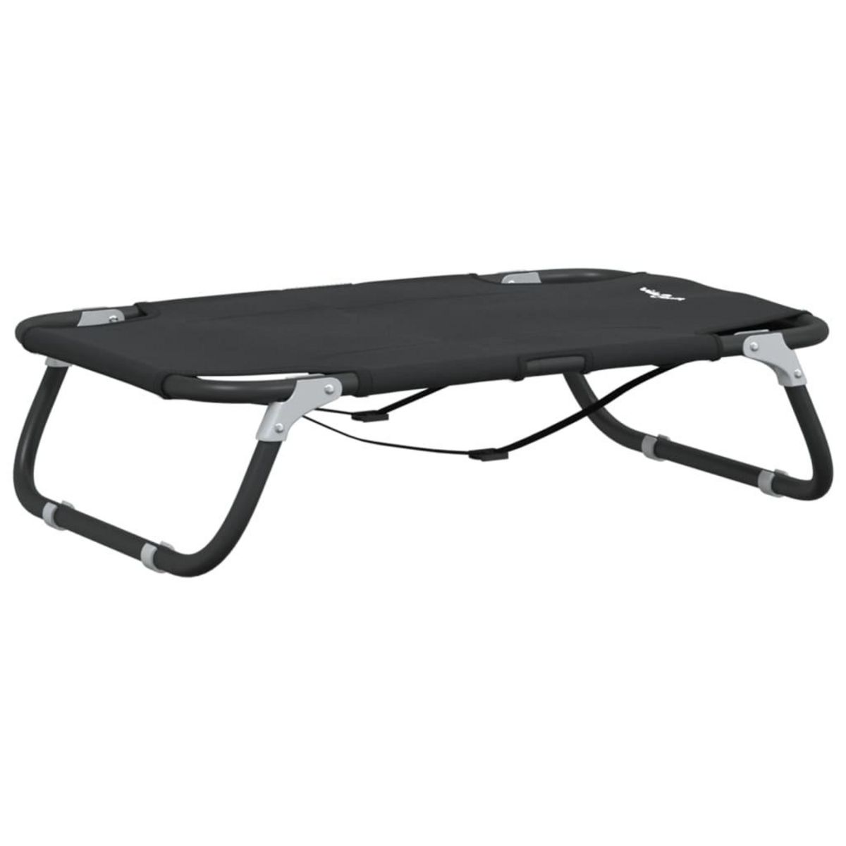 VIDAXL Lit pour chien pliable anthracite tissu Oxford et acier