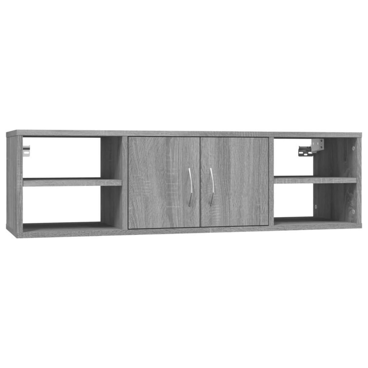 VIDAXL Etagere murale Sonoma gris 102x30x29 cm Bois ingenierie