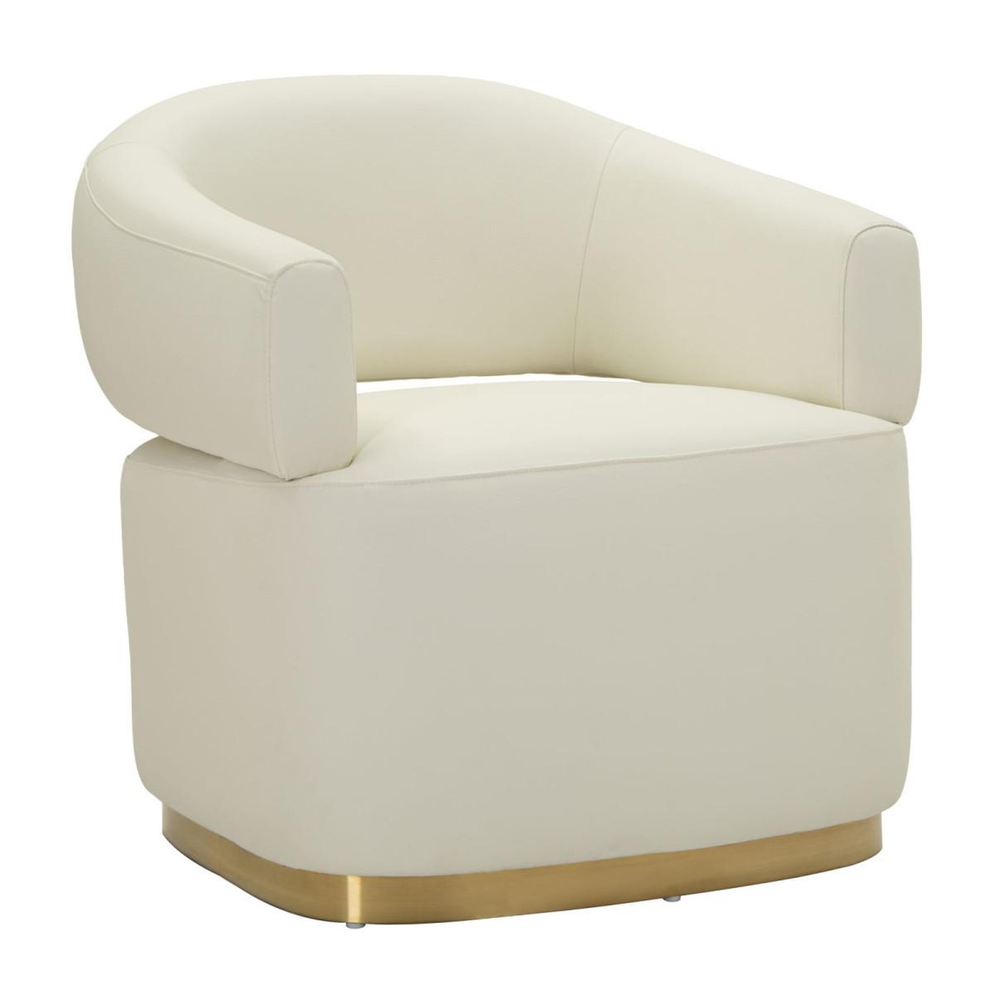 Paris Prix Fauteuil design  minsk plus  84cm blanc & or