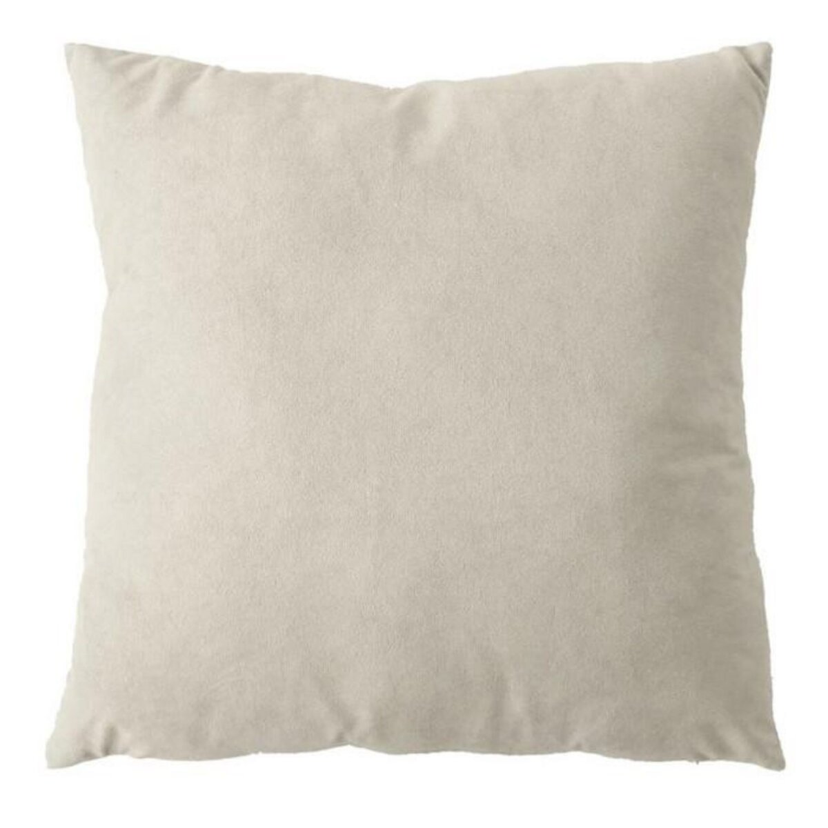Paris Prix Coussin Déco en Velours  Câlin  40x40cm Écru