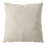 Paris Prix Coussin Déco en Velours  Câlin  40x40cm Écru