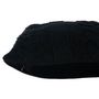 Voir la diapositive 3 : Paris Prix Coussin Déco Tricoté  Twist  45x45cm Noir
